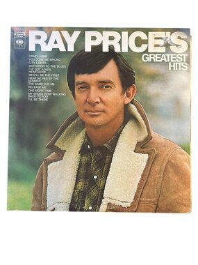 Ray Price's Greatest Hits Vinyl Record